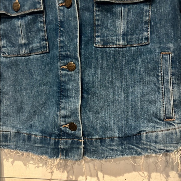 LOFT Blue Jean Jacket Classic Denim Style - Picture 6 of 11